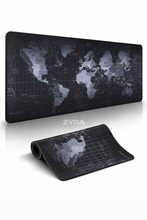 Büyük Boy XL 90x40 Mouse Pad Dünya Haritası Desenli Oyuncu Gamer Gaming Mouse Pad Yüksek Kalite