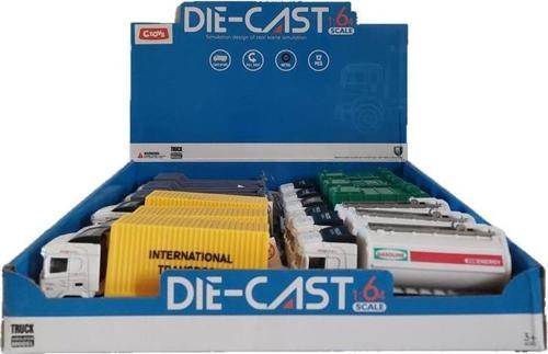 Oyuncak Metal Çek Bırak Damperli Kamyonlar 411-3 (Karışık Model 1 Adet)