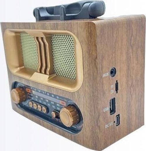 Rt-751 -Fm-Am-Sw-Usb-Tf Card-Aux Nostaljik Radyo