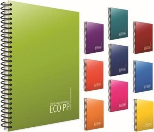 Eko Pp Spiralli Plastik Kapak Defter A4 60 Yaprak Çizgili 4175 (12 Li Paket)