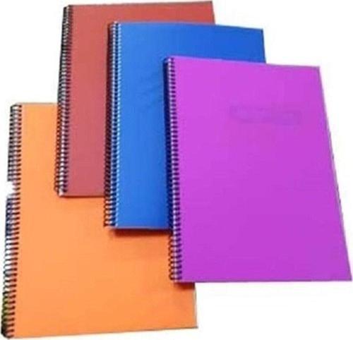 Eko Spiralli Plastik Kapak A4 60 Yaprak Kareli Defter 4176 (2 Li Paket)