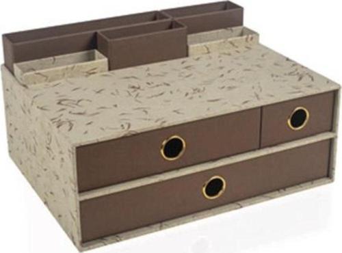 Masa Üstü Organizer Set Dodder Cream 3 Çekmeceli Multi ORG1591