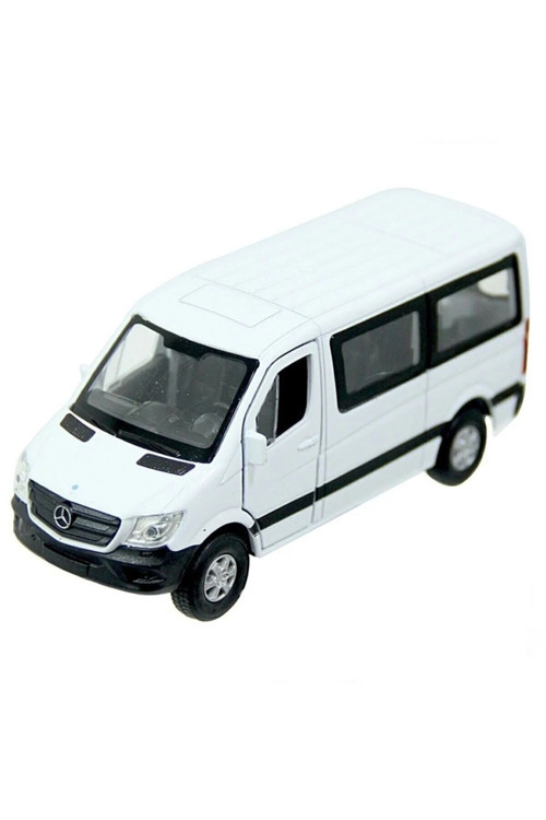 Mercedes Benz Sprinter Servis Koltuklu Okul Aracı Diecast Metal Kapı Açılır