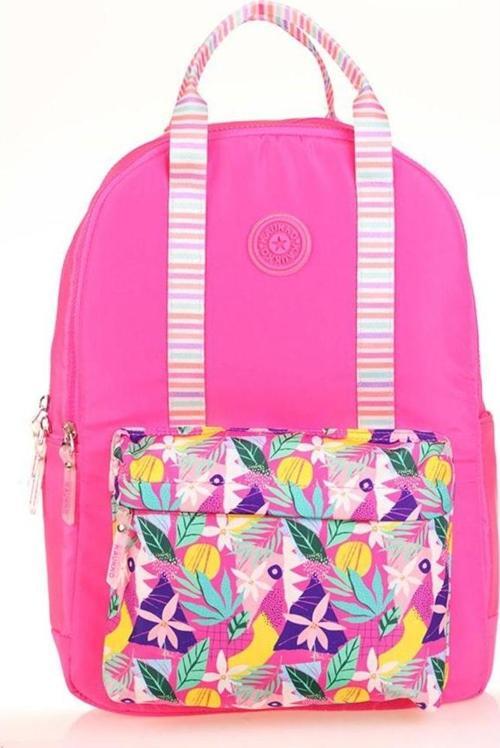 Okul Sırt Çantası Double Stripe Pink K1762