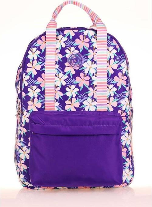Okul Sırt Çantası Double Stripe Purple K1763