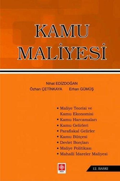 Ekin Basım Yayın Kamu Maliyesi