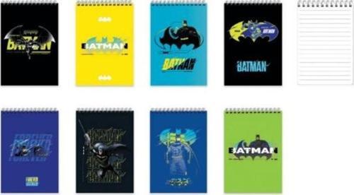 Bloknot Not Defteri Spiralli Batman A6 80 Yaprak Çizgili 140400-09 (36 Lı Paket)