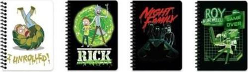 Bloknot Not Defteri Spiralli Rick And Morty A6 80 Yaprak Çizgili 140400-11 (36 Lı Paket)