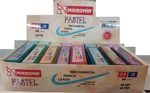 Min (Versatil Kalem Ucu) Pastel 60 Mm 0.9 Mm M-601 (48 Tüp)