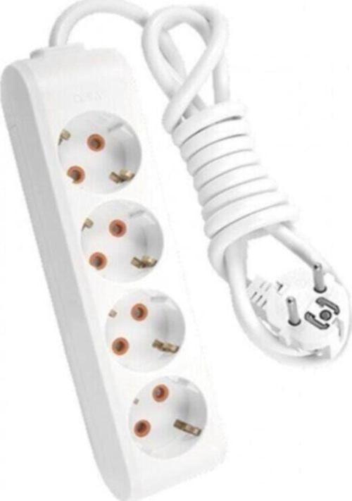 R-Tech 4Lü Topraklı Grup Priz 3 Metre