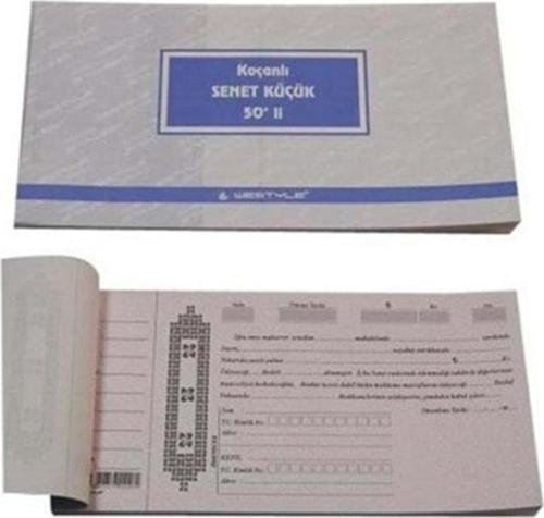 Çek Tipi Senet 50 Yaprak (12 Koçan)