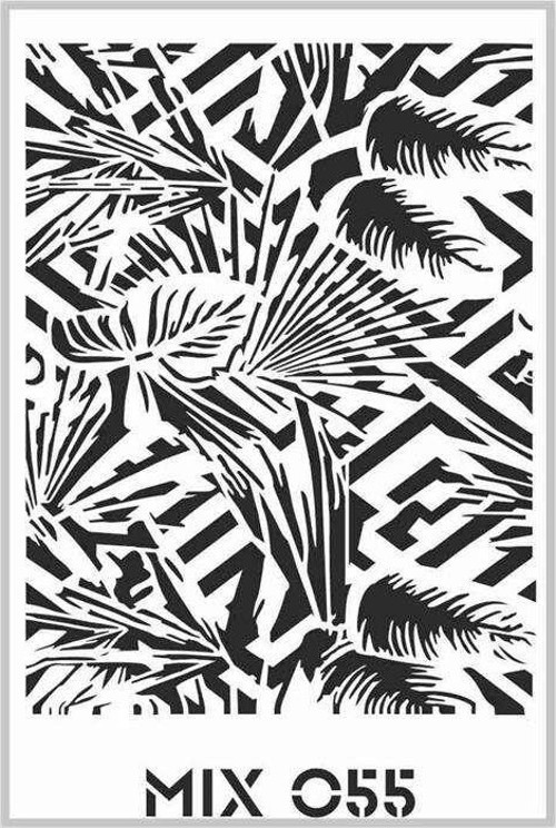 Stencil Mix 33x48 Cm 055