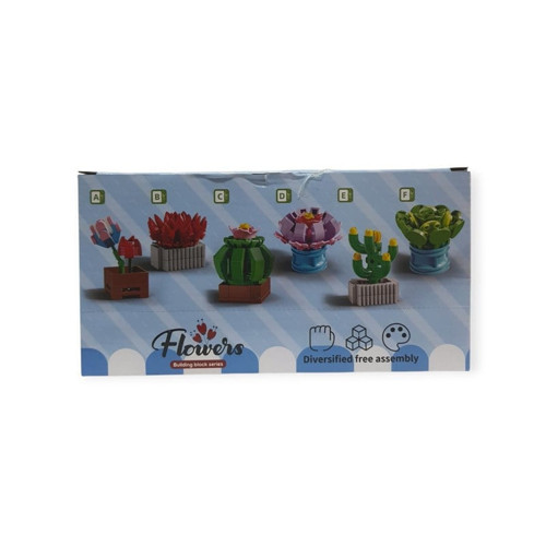 Flowers Lego Çiçek Kaktüs Yapım Seti