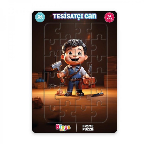 KIDS 24 PARÇA PUZZLE TESİSATÇI CAN