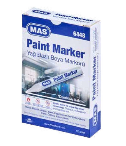 Permanent Marker Demirbaş Kalemi Siyah 12'li Paket 6448