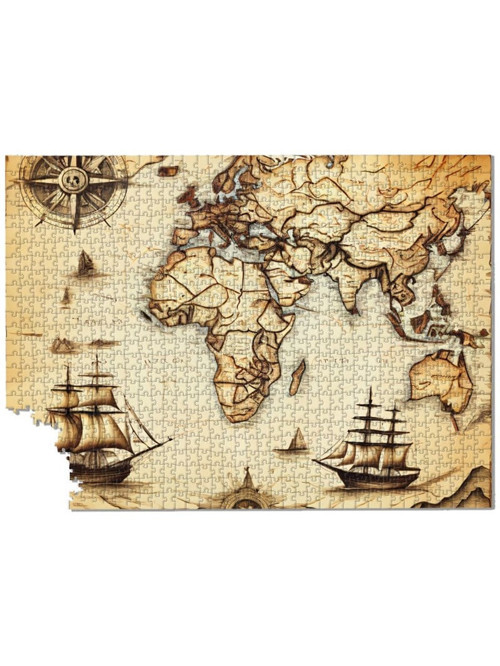 1000 PARÇA PUZZLE PİRİ REİS HARİTASI 1500'LER 9028
