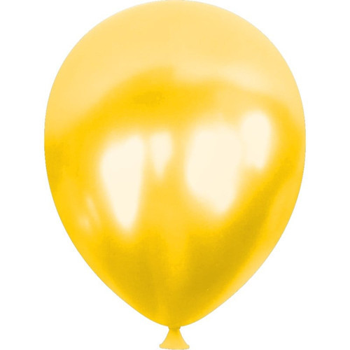 Kika Metalik Balon Baskısız 100’lü Sarı