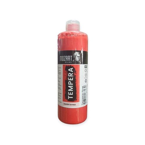 Mozart Tempera Karmen Kırmızı 318 Guaj Boya 500 gr