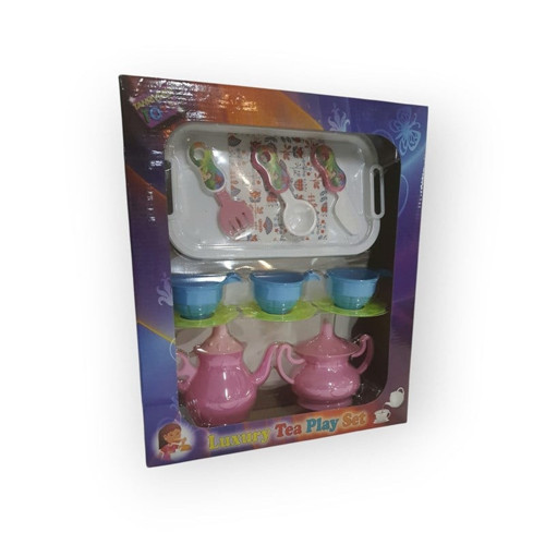 LUXURY TEA PLAY SET ÇOCUKLAR İÇİN EĞLENCELİ KUTULU ÇAY SETİ