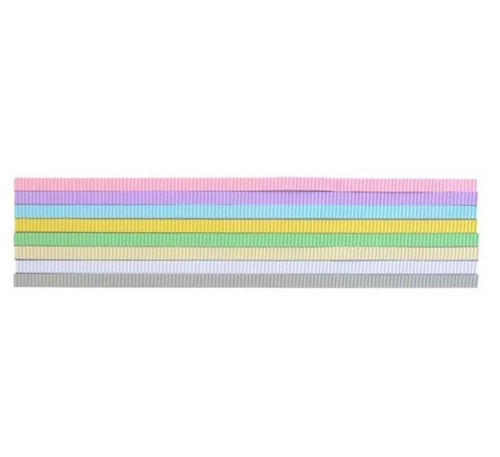 Lino 13x500 mm Oluklu Şerit 8 Renk Pastel Seri 40'lı