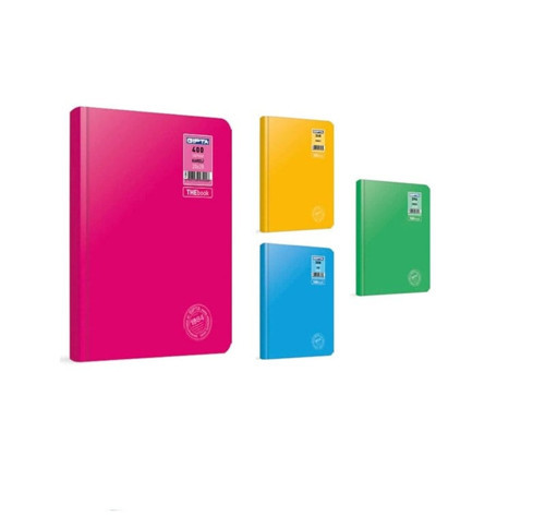 Gıpta Thebook Neon Sert Kapak Defter Ciltli 20x28 200 Yaprak Kareli