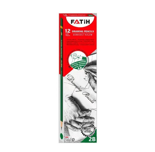 2B Dereceli Kurşun Kalem 12'li Kutu