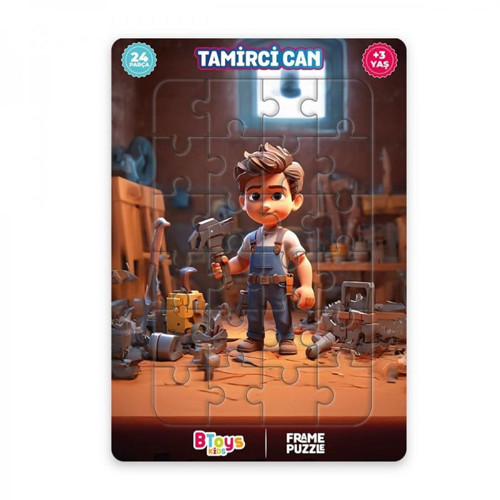 KIDS 24 PARÇA PUZZLE TAMİRCİ CAN