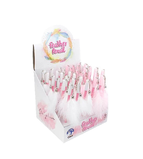 Dolphin WPF-7254 Tüy Başlıklı Kurşun Kalem 36'lı Stand