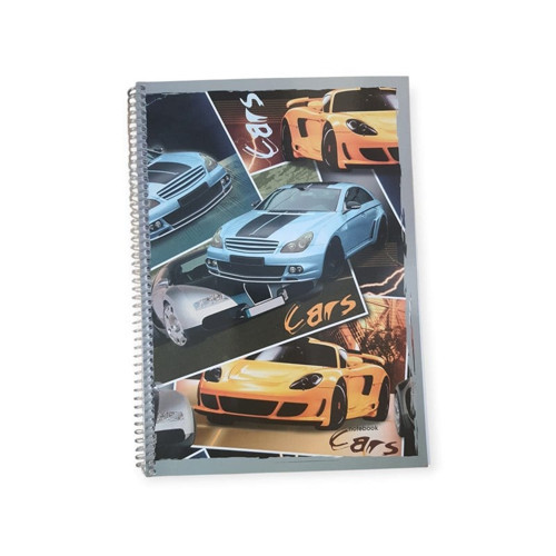 A-4 Ebat 120 Yaprak Çizgili Spiralli Karton Kapak Defter