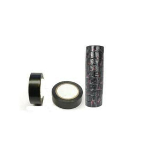 Plastik Izole Elektrik Bandı - Siyah 10'lu Paket