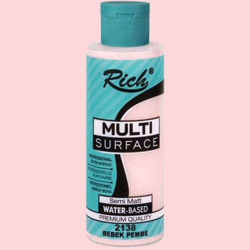 Multi Surface Akrilik Boya 120ml 2138 Bebek Pembe