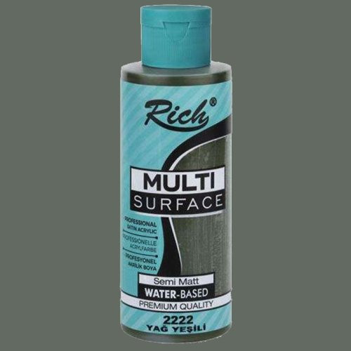 Multi Surface Akrilik Boya 120ml 2222 Yağ Yeşili