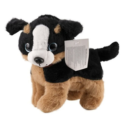 Sesli Peluş Köpek - 2309033 - Kahverengi-Siyah
