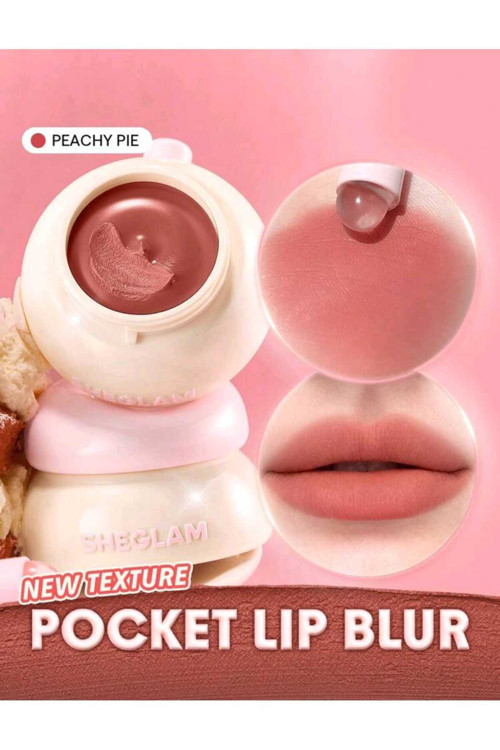 Bounce Putty Pocket Lip Pot Mat Ruj - Peachy Pie