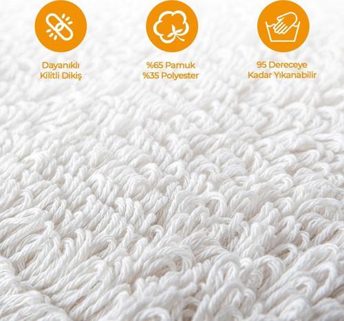 Zincir Dikiş Nemli Mop 50 cm., 220 gr. x 5 Adet