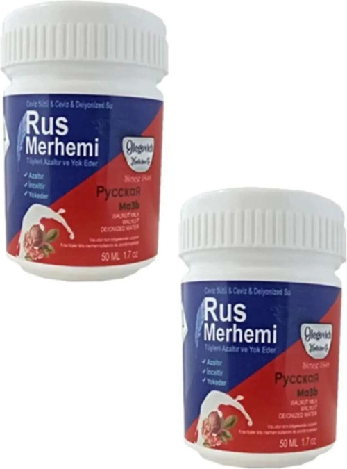 Rus Merhemi Tüy Azaltıcı ve Yok Edici 50 ml x 2 Adet