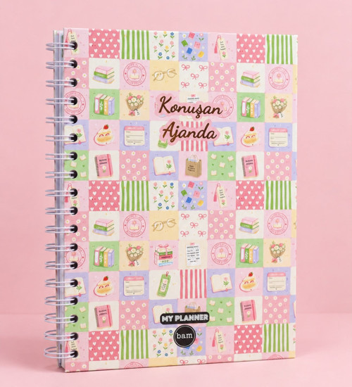 Kitap & Çiçek Konuşan Ajanda