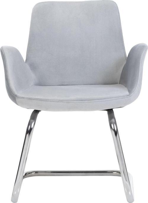 Krom Metal Ayaklı Pescado Sandalye Misafir Koltuğu Bekleme Koltuğu