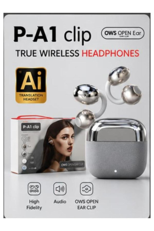 P-A1 – Yapay Zekâ Destekli Çeviri Özellikli Açık Kulak Bluetooth Kulaklık