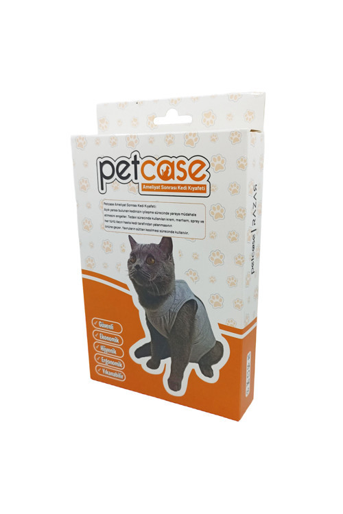 Ameliyat Sonrası Kedi Kıyafeti / Kedi Tulumu / Kedi Korsesi