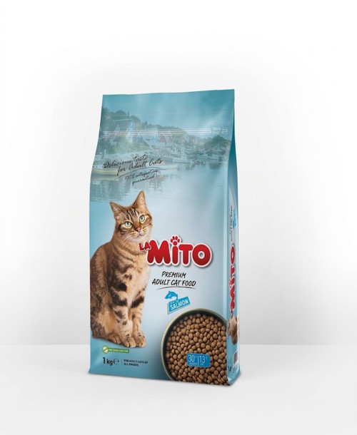Somonlu Balıklı Yetişkin Kedi Maması 1 Kg