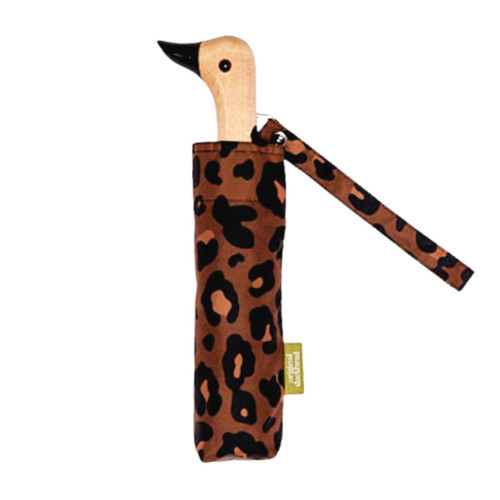 Duck Kompakt Şemsiye Leopar