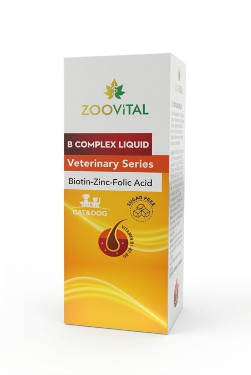 Biotin Zinc Folic Acid Kedi Köpek Maximum Tüy Sağlığı 50 ml