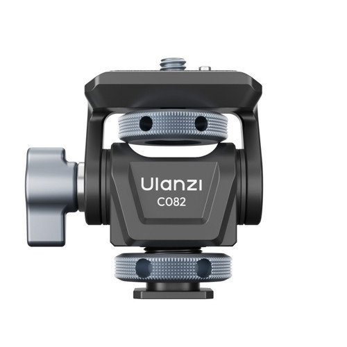 EA04 Adjustable Damping Ball Head Cold Shoe LED Işık ve Monitör Adaptörü - C086