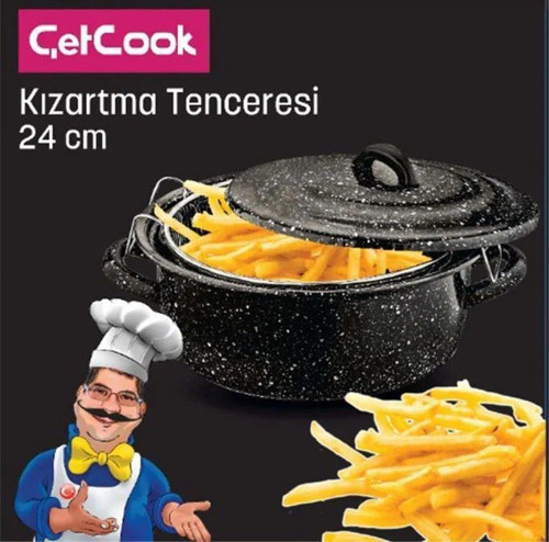 Çetcook Kızartma Tenceresı 24 Cm
