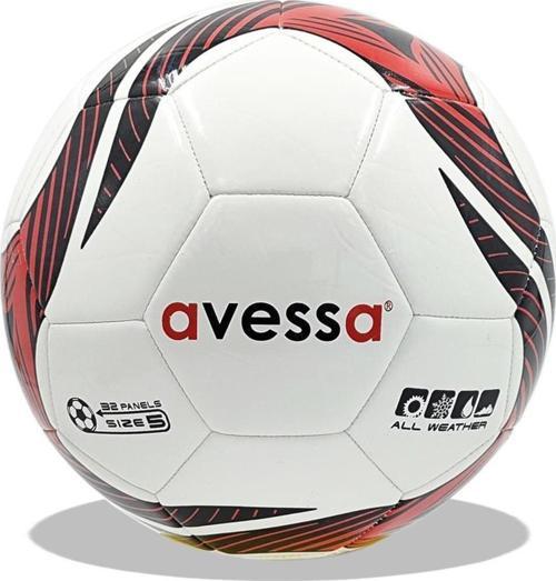 HTF3000 Hybrid Futbol Topu Siyah-Kırmızı
