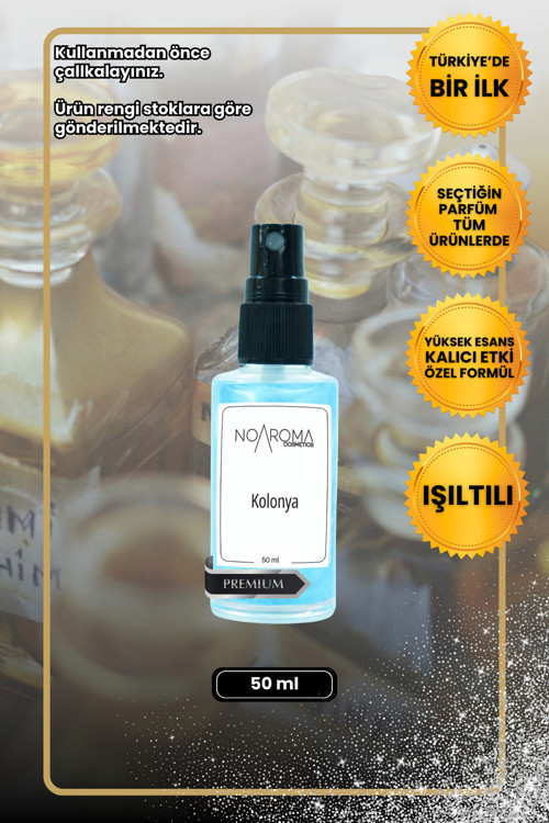 HANIMELİ KOKULU 50 ML IŞILTILI CEP KOLONYASI Muadil