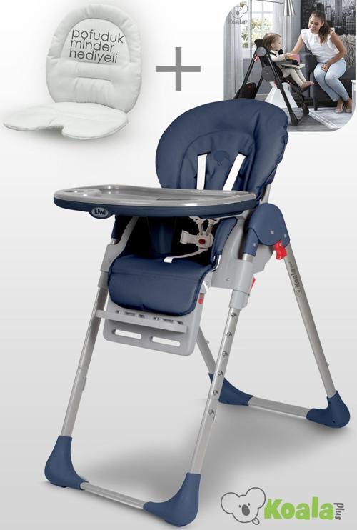 Koala All İn One Katlanır Tekerlekli Minderli Lüks Mama Sandalyesi