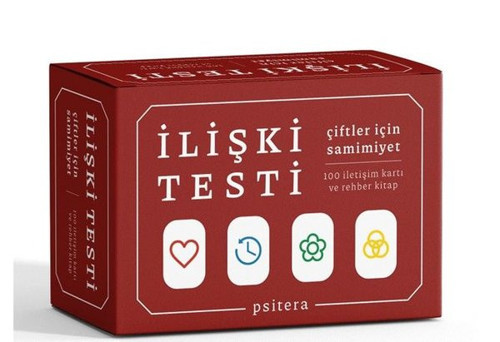 İlişki Testi - Çiftler İçin Samimiyet - 100 İletişim Kartı ve Rehber Kitap