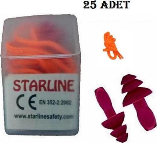 2411-T- Tekstil Tipi Antialerjik Yıkanabilir Kulak Tıkacı 25 Çift